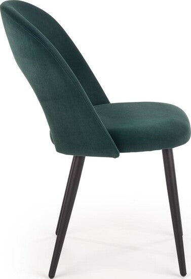 Kitchen Chair K384 | size: Width: 54cm, Height: 84cm, Depth: 57cm | color: Green | image: 4 | variant: 1003194