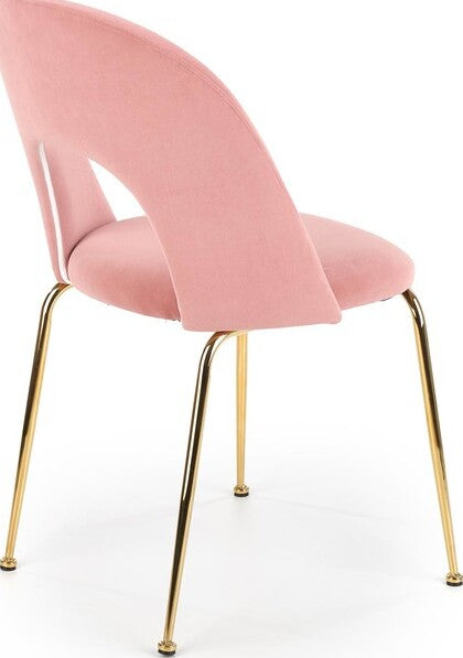 Kitchen Chair K385 | size: Width: 54cm, Height: 88cm, Depth: 59cm | color: Pink | image: 3 | variant: 1003198