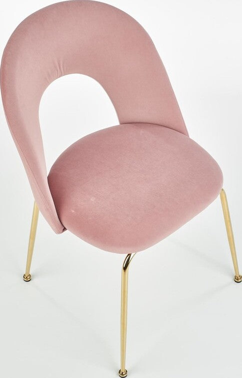 Kitchen Chair K385 | size: Width: 54cm, Height: 88cm, Depth: 59cm | color: Pink | image: 7 | variant: 1003198