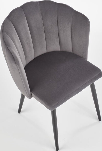 Kitchen Chair K386 | size: Width: 60cm, Height: 84cm, Depth: 58cm | color: Gray | image: 5 | variant: 1003200
