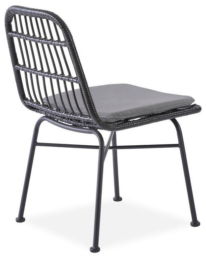 Kitchen Chair K401 | size: Width: 47cm, Height: 85cm, Depth: 45cm | color: Black/Grey | image: 1 | variant: 1003215