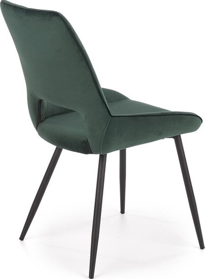 Kitchen Chair K404 | size: Width: 52cm, Height: 88cm, Depth: 58cm | color: Green | image: 3 | variant: 1003220
