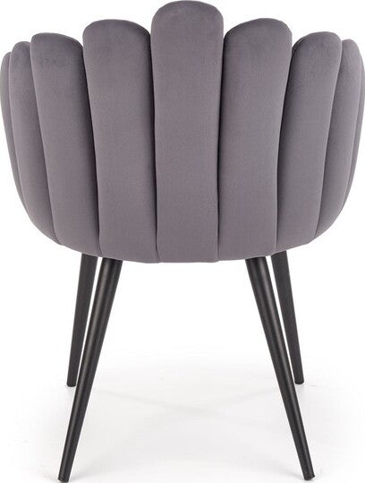 Kitchen Chair K410 | size: Width: 62cm, Height: 85cm, Depth: 62cm | color: Gray | image: 2 | variant: 1003225