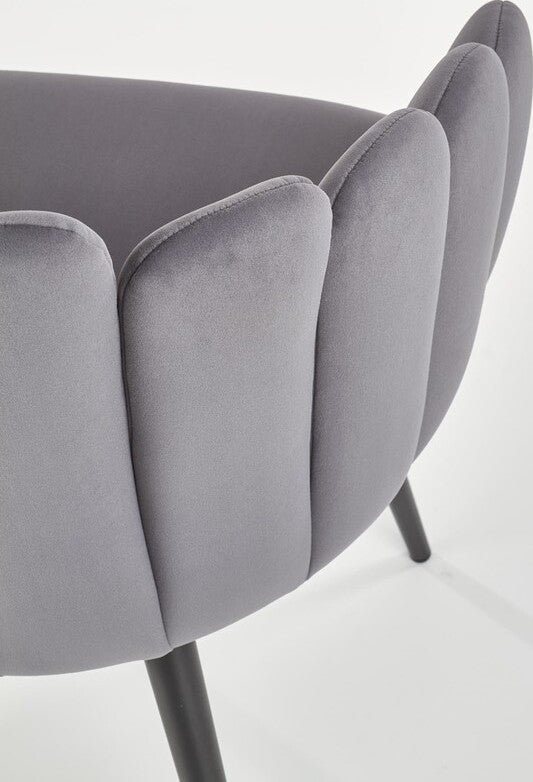 Kitchen Chair K410 | size: Width: 62cm, Height: 85cm, Depth: 62cm | color: Gray | image: 6 | variant: 1003225