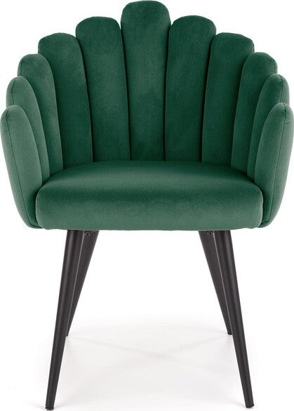 Kitchen Chair K410 | size: Width: 62cm, Height: 85cm, Depth: 62cm | color: Green | image: 2 | variant: 1003224