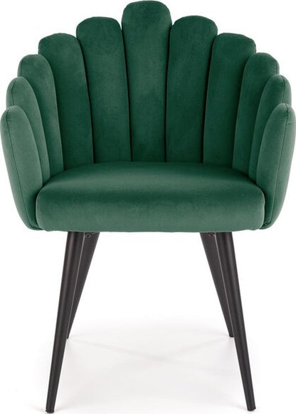 Kitchen Chair K410 | size: Width: 62cm, Height: 85cm, Depth: 62cm | color: Green | image: 2 | variant: 1003224