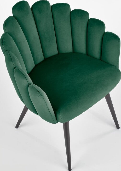 Kitchen Chair K410 | size: Width: 62cm, Height: 85cm, Depth: 62cm | color: Green | image: 5 | variant: 1003224