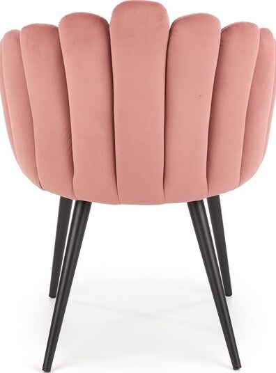 Kitchen Chair K410 | size: Width: 62cm, Height: 85cm, Depth: 62cm | color: Pink | image: 2 | variant: 1003223