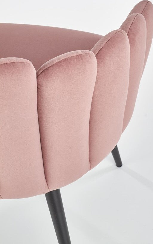 Kitchen Chair K410 | size: Width: 62cm, Height: 85cm, Depth: 62cm | color: Pink | image: 4 | variant: 1003223