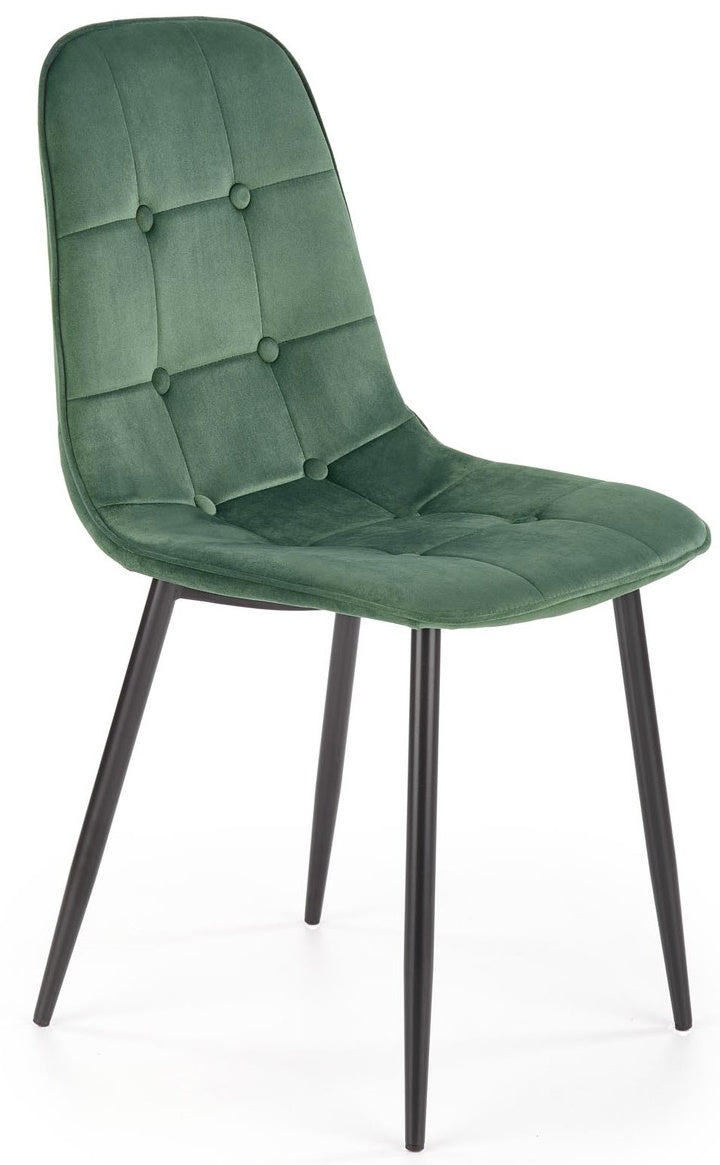 Kitchen Chair K417 | size: Width: 44cm, Height: 87cm, Depth: 56cm | color: Green | image: 0 | variant: 1003240
