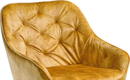 Kitchen Chair K418 | size: Width: 56cm, Height: 81cm, Depth: 65cm | color: Yellow | image: 2 | variant: 1012314