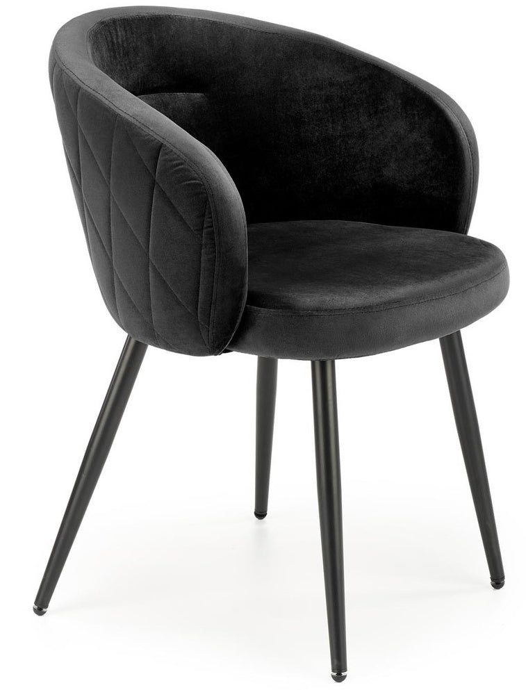 Kitchen Chair K430 | size: Width: 61cm, Height: 77cm, Depth: 54cm | color: Black | image: 0 | variant: 1003265