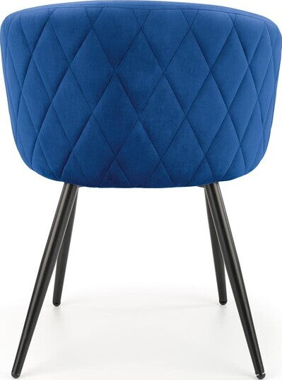 Kitchen Chair K430 | size: Width: 61cm, Height: 77cm, Depth: 54cm | color: Blue | image: 4 | variant: 1003263