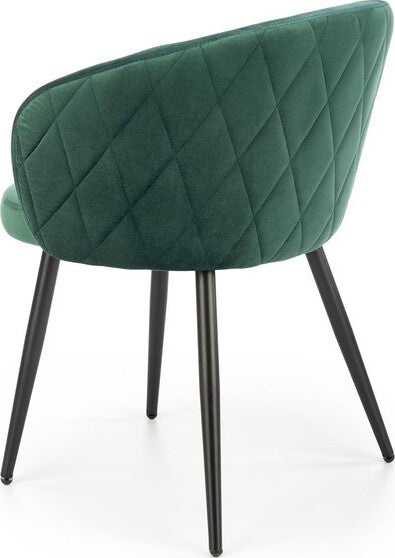 Kitchen Chair K430 | size: Width: 61cm, Height: 77cm, Depth: 54cm | color: Green | image: 3 | variant: 1003262