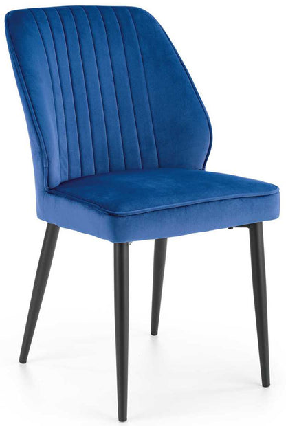 Kitchen Chair K432 | size: Width: 48cm, Height: 85cm, Depth: 57cm | color: Blue | image: 1 | variant: 1003273
