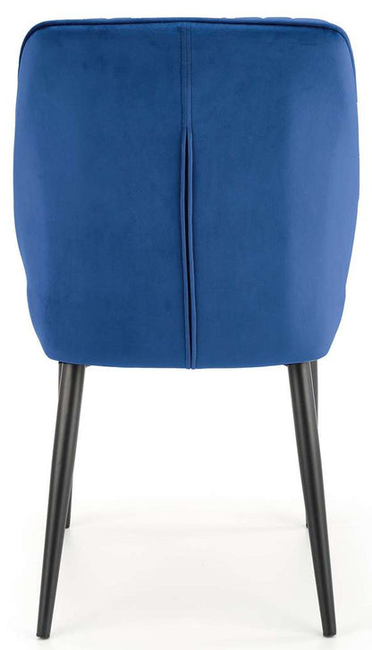 Kitchen Chair K432 | size: Width: 48cm, Height: 85cm, Depth: 57cm | color: Blue | image: 5 | variant: 1003273