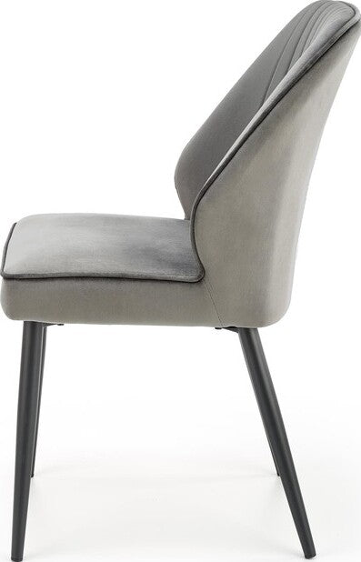 Kitchen Chair K432 | size: Width: 48cm, Height: 85cm, Depth: 57cm | color: Gray | image: 2 | variant: 1003271