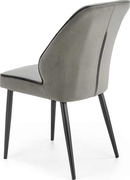 Kitchen Chair K432 | size: Width: 48cm, Height: 85cm, Depth: 57cm | color: Gray | image: 3 | variant: 1003271