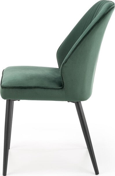 Kitchen Chair K432 | size: Width: 48cm, Height: 85cm, Depth: 57cm | color: Green | image: 2 | variant: 1003272