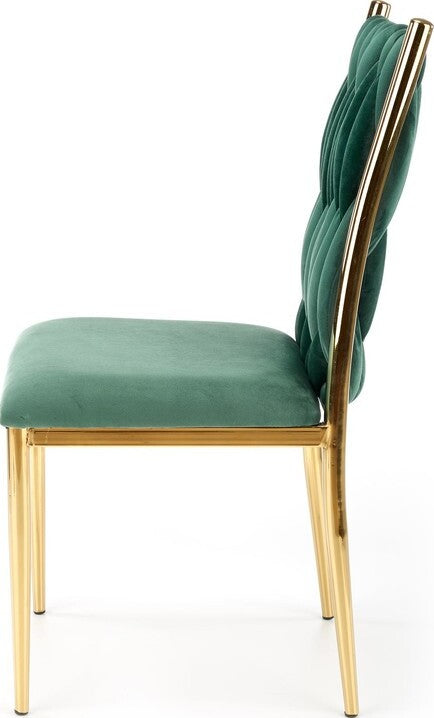 Kitchen Chair K436 | size: Width: 48cm, Height: 94cm, Depth: 55cm | color: Green | image: 2 | variant: 1003275