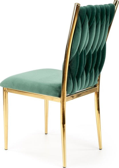 Kitchen Chair K436 | size: Width: 48cm, Height: 94cm, Depth: 55cm | color: Green | image: 3 | variant: 1003275