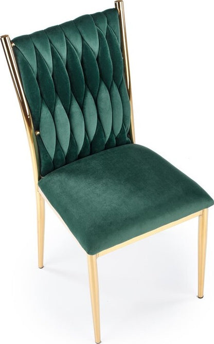 Kitchen Chair K436 | size: Width: 48cm, Height: 94cm, Depth: 55cm | color: Green | image: 7 | variant: 1003275