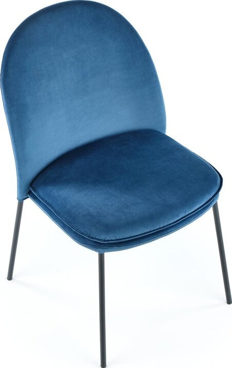 Kitchen Chair K443 | size: Width: 50cm, Height: 84cm, Depth: 58cm | color: Blue | image: 4 | variant: 1003289