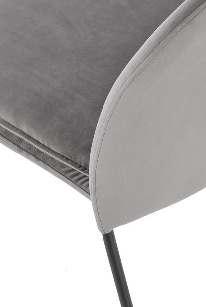 Kitchen Chair K443 | size: Width: 50cm, Height: 84cm, Depth: 58cm | color: Gray | image: 2 | variant: 1003287