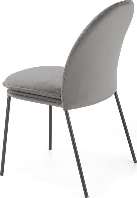 Kitchen Chair K443 | size: Width: 50cm, Height: 84cm, Depth: 58cm | color: Gray | image: 5 | variant: 1003287