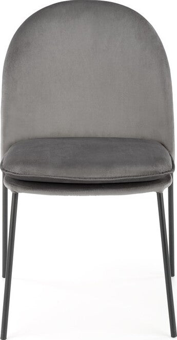 Kitchen Chair K443 | size: Width: 50cm, Height: 84cm, Depth: 58cm | color: Gray | image: 7 | variant: 1003287