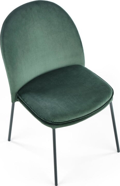Kitchen Chair K443 | size: Width: 50cm, Height: 84cm, Depth: 58cm | color: Green | image: 2 | variant: 1003288