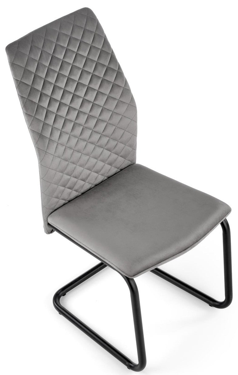 Kitchen Chair K444 | size: Width: 44cm, Height: 97cm, Depth: 54cm | color: Gray | image: 2 | variant: 1003292
