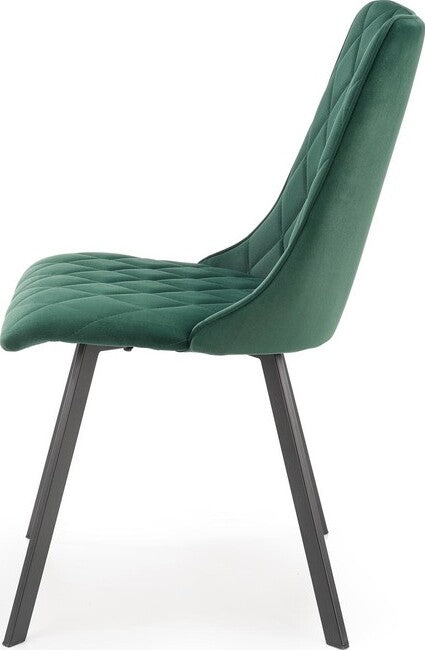 Kitchen Chair K450 | size: Width: 44cm, Height: 85cm, Depth: 58cm | color: Green | image: 3 | variant: 1003299