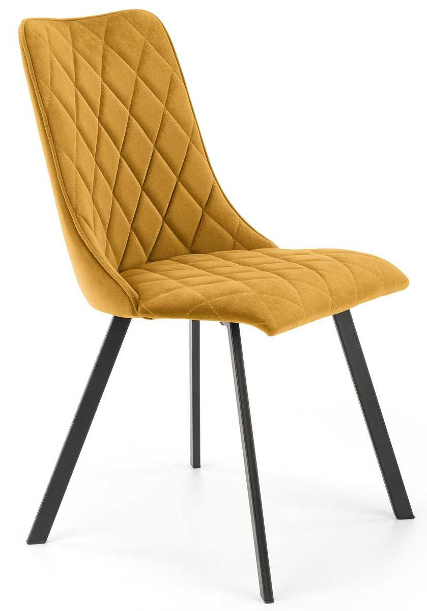 Kitchen Chair K450 | size: Width: 44cm, Height: 85cm, Depth: 58cm | color: Yellow | image: 0 | variant: 1003304