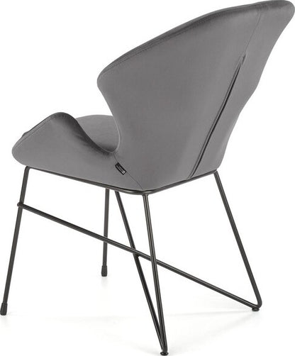 Kitchen Chair K458 | size: Width: 57cm, Height: 82cm, Depth: 62cm | color: Gray | image: 3 | variant: 1003321