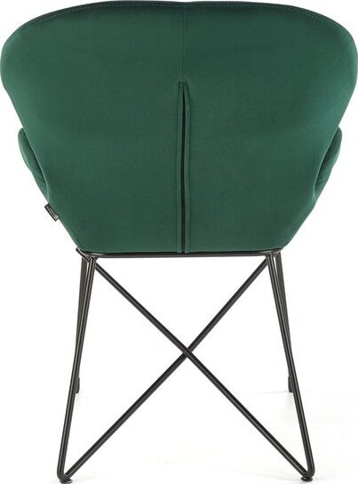 Kitchen Chair K458 | size: Width: 57cm, Height: 82cm, Depth: 62cm | color: Green | image: 3 | variant: 1003322