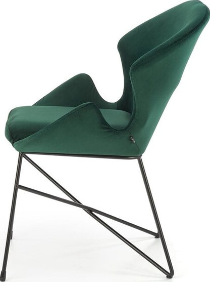 Kitchen Chair K458 | size: Width: 57cm, Height: 82cm, Depth: 62cm | color: Green | image: 5 | variant: 1003322