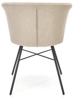 Kitchen Chair K459 | size: Width: 60cm, Height: 79cm, Depth: 59cm | color: Beige | image: 5 | variant: 1003324
