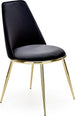 Kitchen Chair K460 | size: Width: 49cm, Height: 84cm, Depth: 54cm | color: Black | image: 0 | variant: 1003328