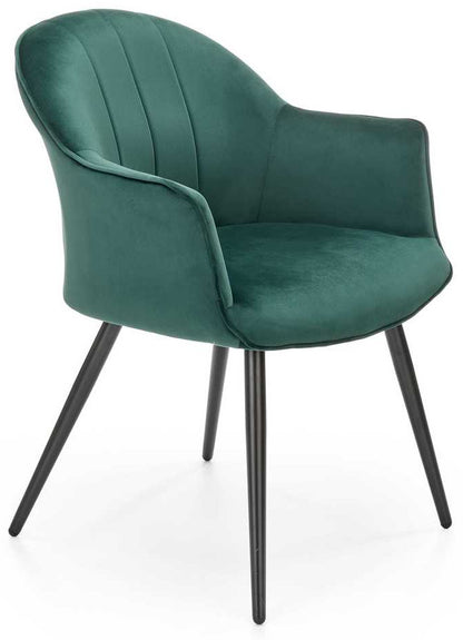 Kitchen Chair K468 | size: Width: 67cm, Height: 84cm, Depth: 62cm | color: Green | image: 1 | variant: 1003333