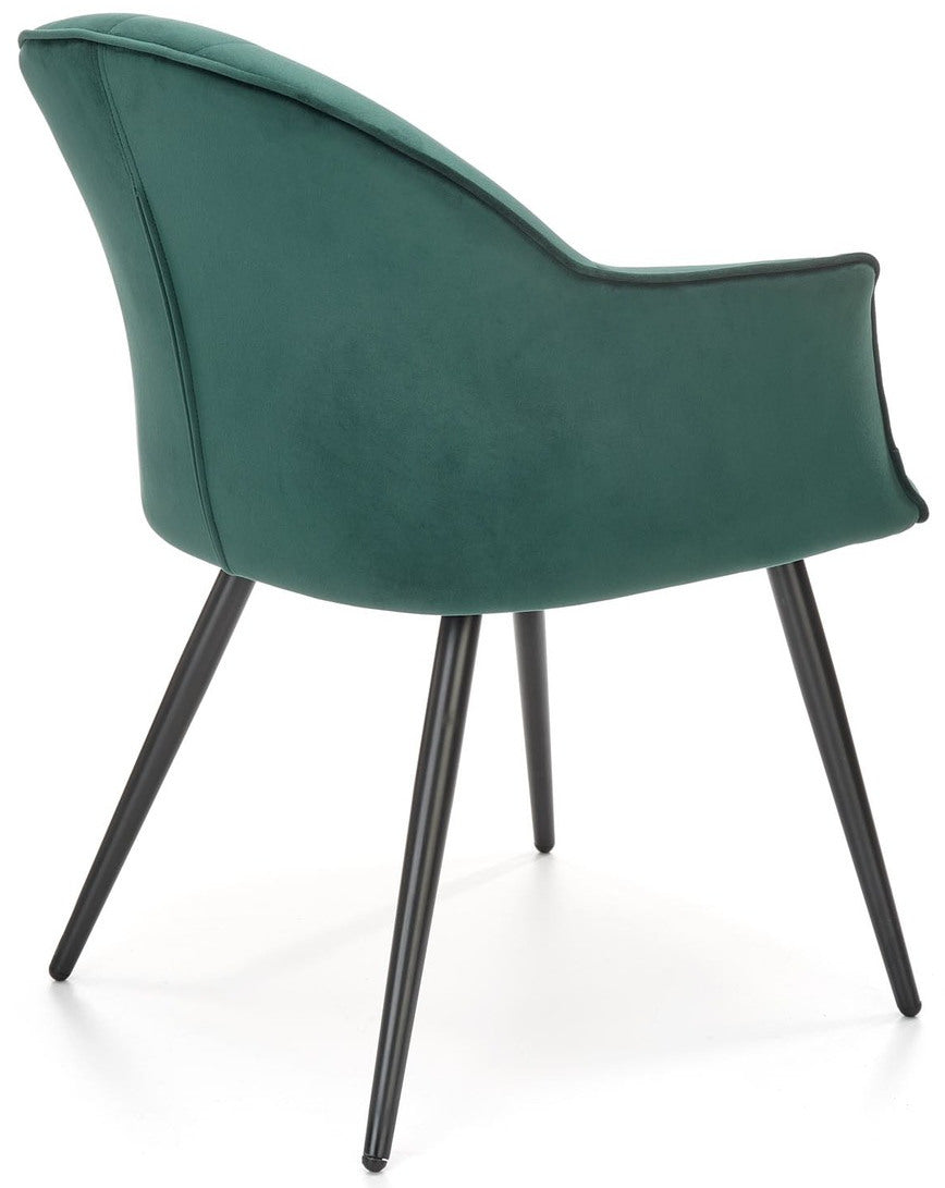Kitchen Chair K468 | size: Width: 67cm, Height: 84cm, Depth: 62cm | color: Green | image: 4 | variant: 1003333