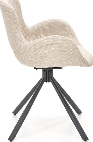 Kitchen Chair K475 | size: Width: 59cm, Height: 81cm, Depth: 58cm | color: Beige | image: 2 | variant: 1003336