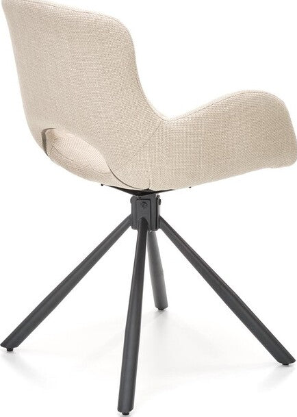 Kitchen Chair K475 | size: Width: 59cm, Height: 81cm, Depth: 58cm | color: Beige | image: 3 | variant: 1003336
