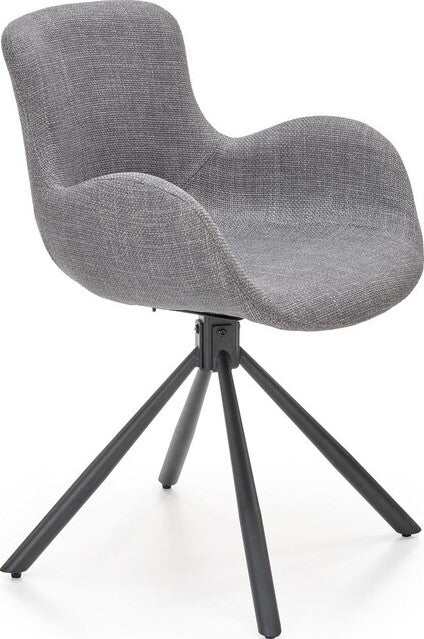 Kitchen Chair K475 | size: Width: 59cm, Height: 81cm, Depth: 58cm | color: Gray | image: 3 | variant: 1003337