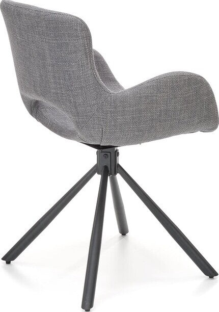 Kitchen Chair K475 | size: Width: 59cm, Height: 81cm, Depth: 58cm | color: Gray | image: 4 | variant: 1003337
