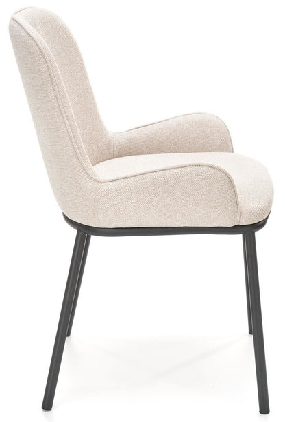 Kitchen Chair K481 | size: Width: 54cm, Height: 83cm, Depth: 60cm | color: Beige | image: 3 | variant: 1003339