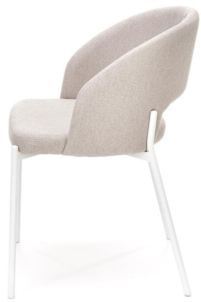 Kitchen Chair K486 | size: Width: 51cm, Height: 77cm, Depth: 57cm | color: Beige | image: 3 | variant: 1003342