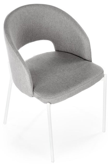 Kitchen Chair K486 | size: Width: 51cm, Height: 77cm, Depth: 57cm | color: Gray | image: 6 | variant: 1003343