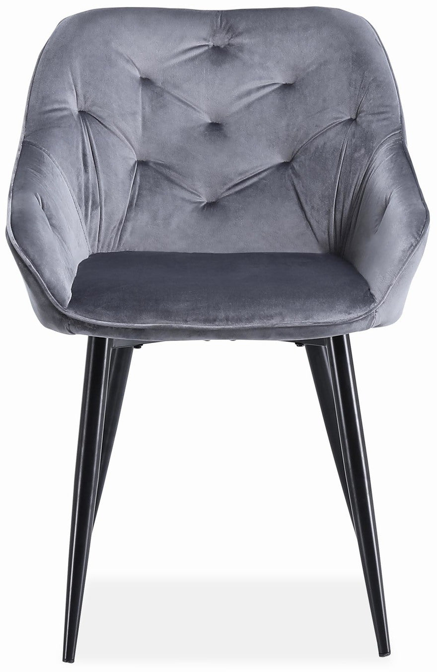 Kitchen Chair K487 | size: Width: 56cm, Height: 81cm, Depth: 65cm | color: Gray | image: 4 | variant: 1003347