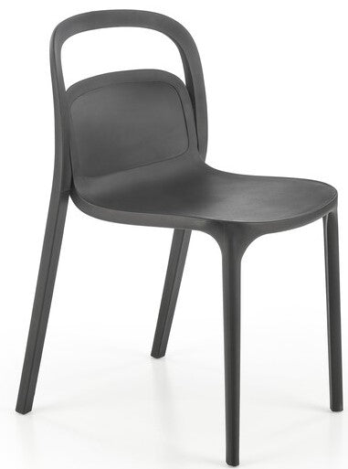 Kitchen Chair K490 | size: Width: 46cm, Height: 80cm, Depth: 55cm | color: Black | image: 0 | variant: 1003353